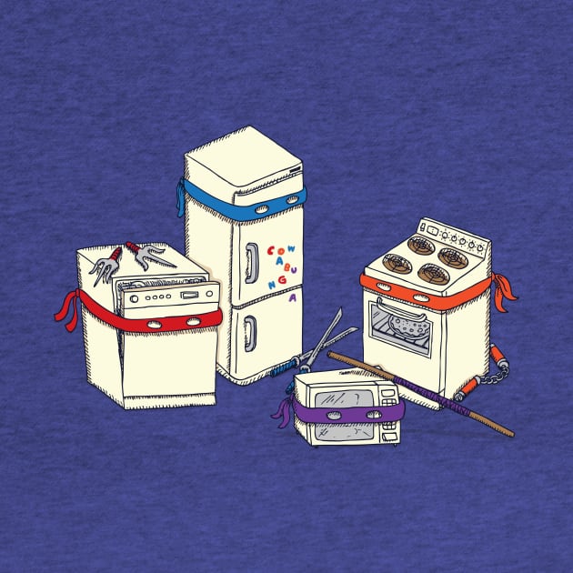 Teenage Mutant Ninja Kitchen Appliances by WanderingBert